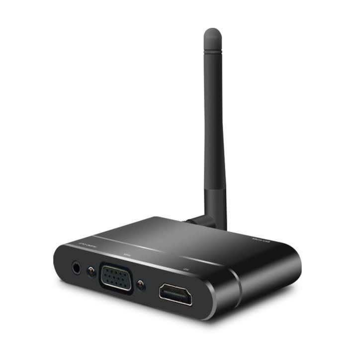 Kit Extension VGA Vers HDMI Sans Fil - 3 Récepteurs, 1080P 60FPS, Portée 200m - Pour PC, PS4, Projecteur