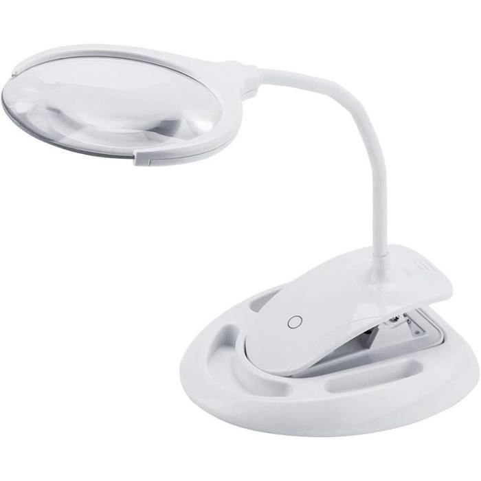 Lampe loupe sur pied Tanque noir