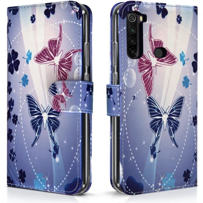 Étui de Protection Portefeuille Xiaomi HF06 Simili cuir Compatible Xiaomi Redmi Note 8T