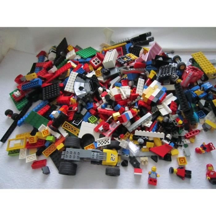 pierres LEGO 1 KILOS environ 700 pièces lego Kiloware spécial pièces plaques roues 