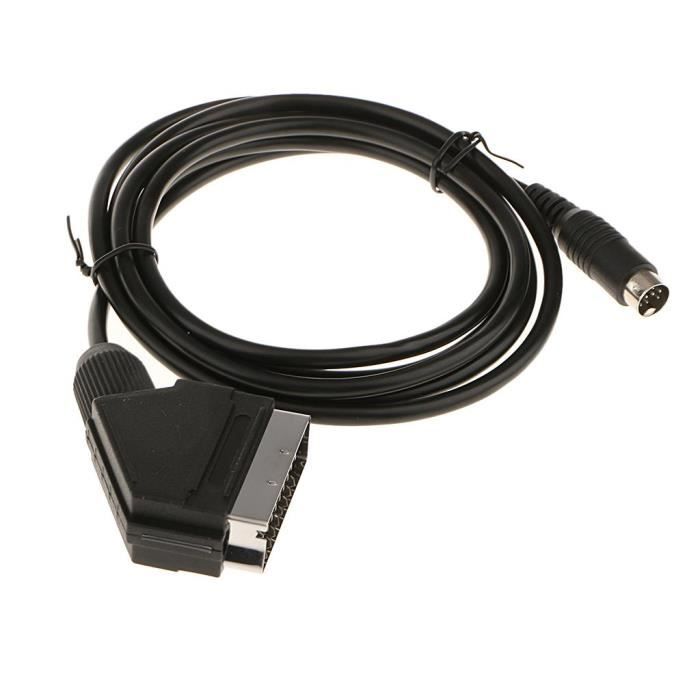 Câble AV Péritel RGB 1,8 M Pour Nintendo N64, GameCube, SNES – Qualité NTSC