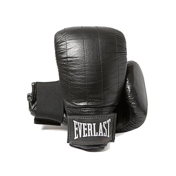 EVERLAST Gants de sac Boston 1801 Pro en cuir - Noir