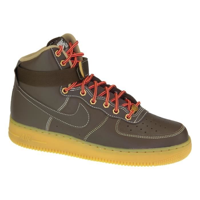 nike air force 1 high homme marron