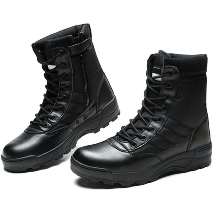 Bottes hautes homme best sale cuir