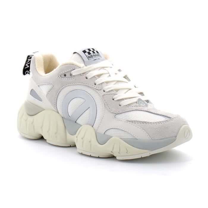 Baskets NO NAME KRAZEE RUNNER Blanc Homme Textile Lacets White Cdiscount Chaussures