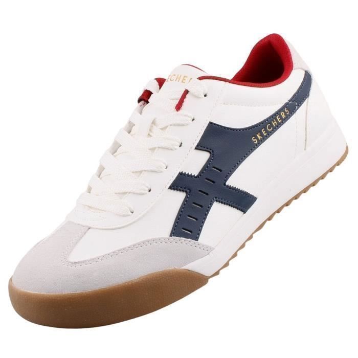 Skechers Baskets - SKECHERS - Zinger Manzanilla - Blanc - Homme - Lacets