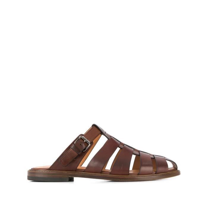 CHURCH'S HOMME EX00059ADJF0AAM MARRON CUIR SANDALES Marron - Cdiscount  Chaussures