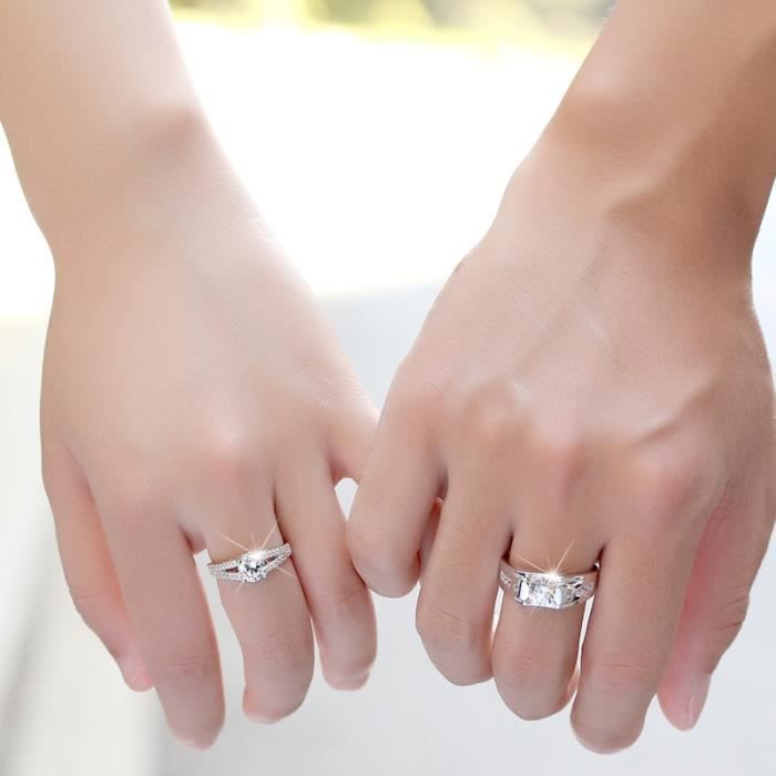 Bague de best sale fiançailles couple