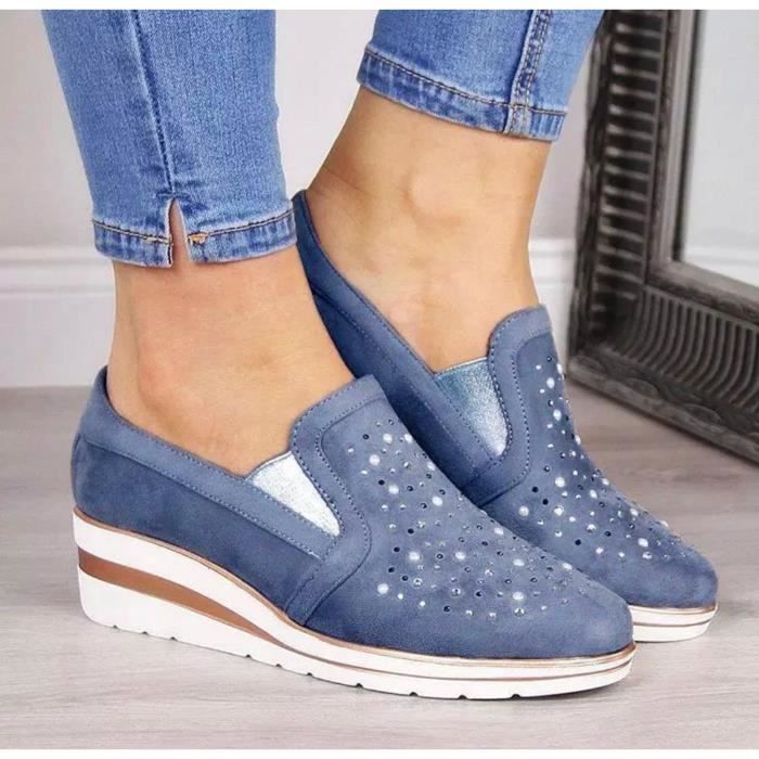 chaussures de marche compensées