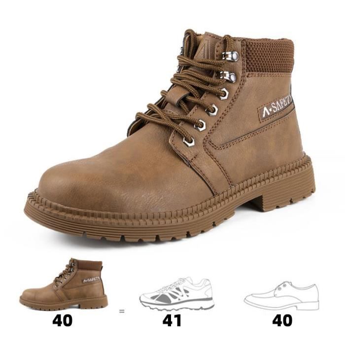 Kaki 813 Chaussures de sécurité hommes et femmes