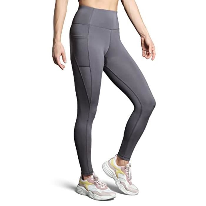 Legging De Sport Brésilien Addiction Fitness – Noir/Rose Fluo – Taille L – Pilates, Gym