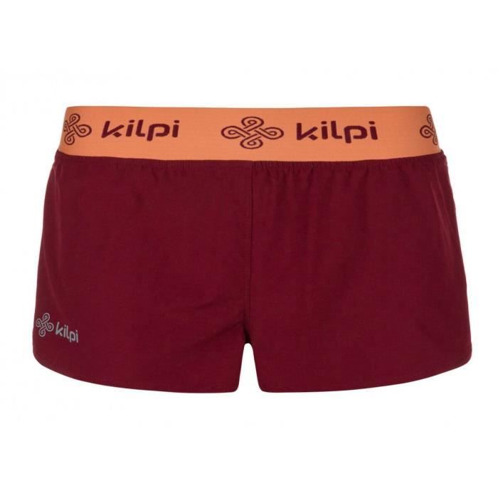Short de Running Femme Kilpi Irazu - Rouge Foncé - Taille 40 - Séchage Rapide et Respirant Short de Running Femme Kilpi Irazu - Rouge Foncé - Taille 40 - Séchage Rapide et Respirant