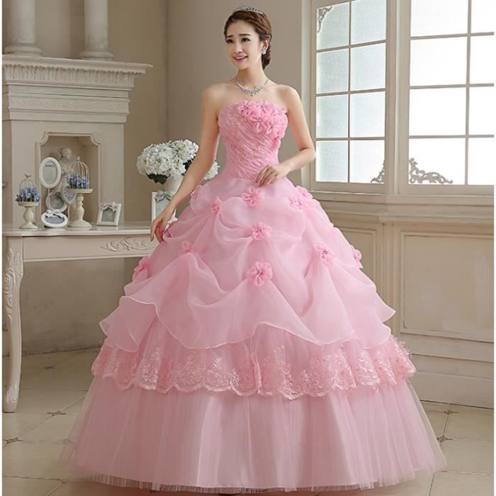 Robe rose princesse hotsell