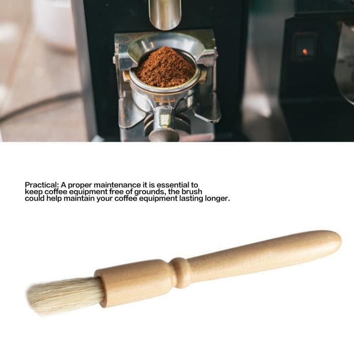 Kit De Nettoyage Pour Machine à Café 4 Pièces - Brosses En Nylon Et Bois Pour Moulin à Café Et Expresso - 8