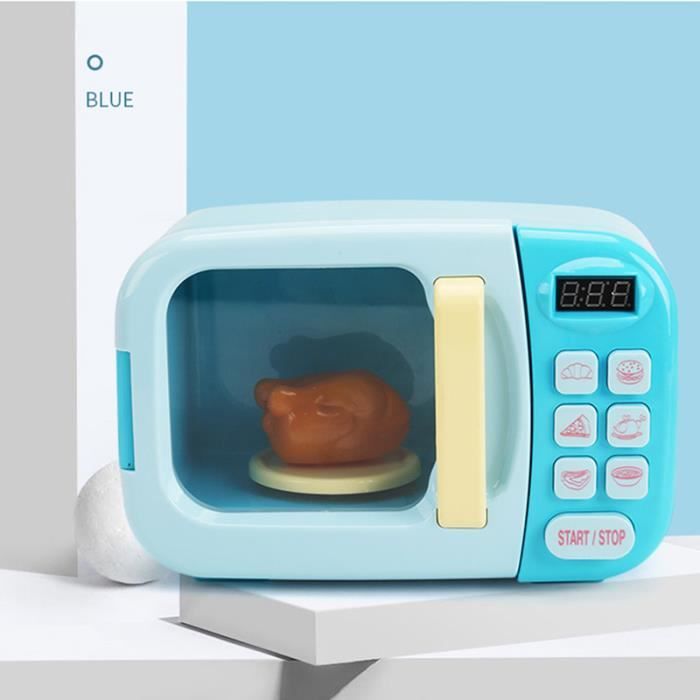 Microwave oven mini-vaisselle à micro-ondes pour que les enfants jouent Jouet de four à micro-ondes de simulation jouet de jeu de simulation intéressant 