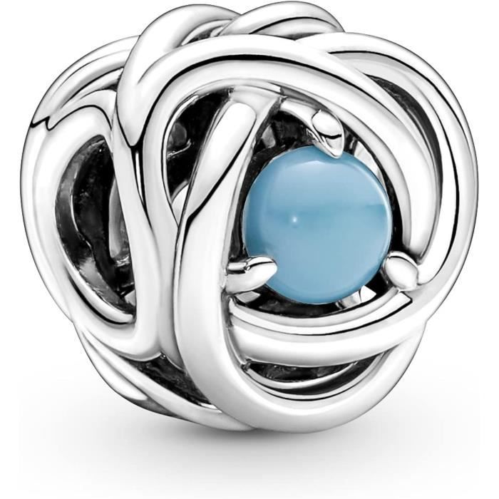 Bague pandora pierre new arrivals bleue