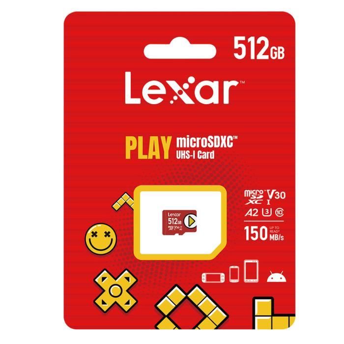 Lexar PLAY microSDXC UHS I Card Classe 10 Neuf - vue 6