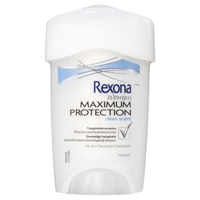Rexona Déodorant Femme Stick Anti Transpirant Maximum Protection Confidence  45ml - Cdiscount Au quotidien