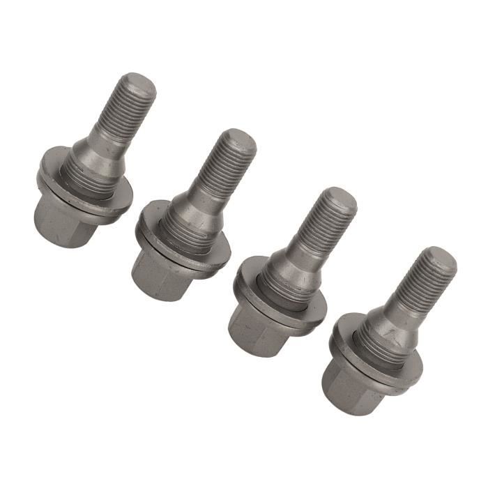 SALUTUYA boulons d'écrou de roue Boulons de roue hexagonaux de 17mm, 4 ...