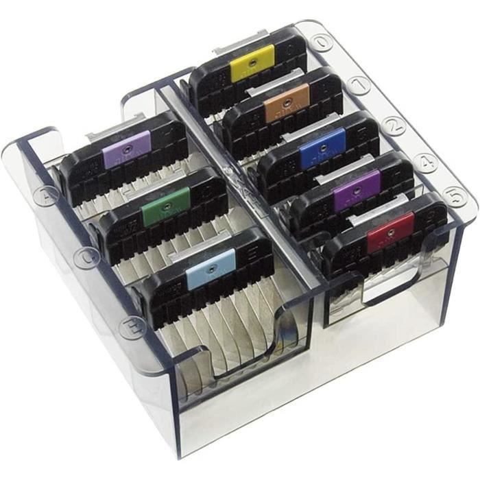 Meilleurs prix pour WAHL Peignes Amovibles en Acier Inoxydable 3-6-10-13-16-19-22-25 mm106