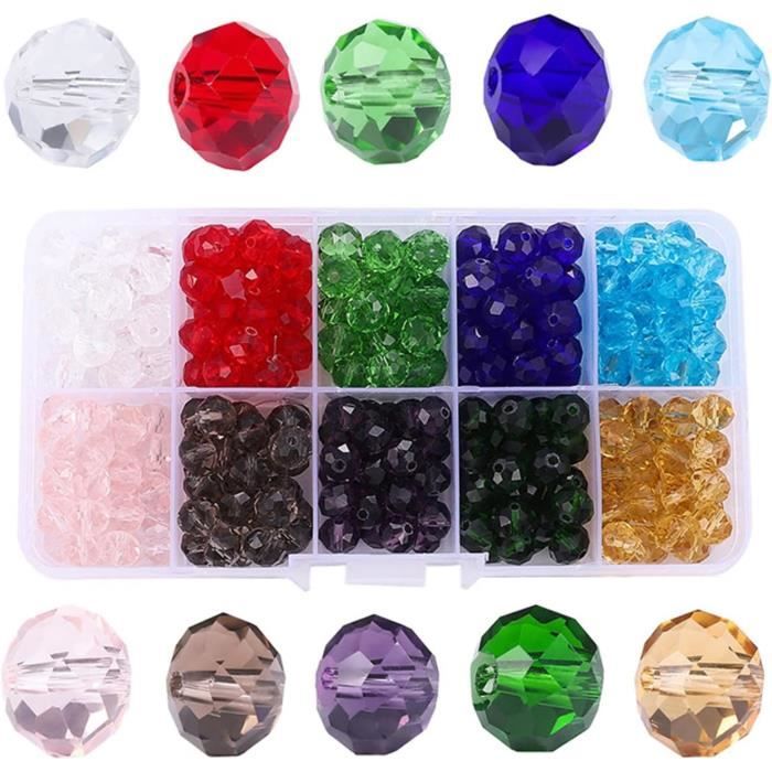 Lot De 300 Perles En Verre Vintage Rouge - Artisanat, Décoration