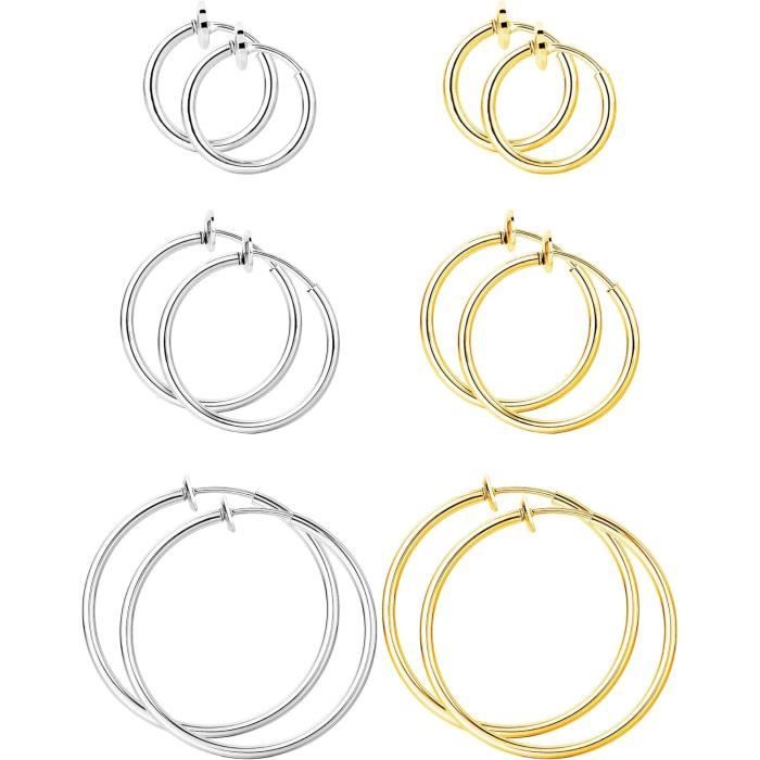 Anneau Nez Calibre 20 Lot De 12 Faux Anneaux Nez Acier Inoxydable - Calibre 20G 8mm Sans Nickel Piercing Faux Hypoallergénique