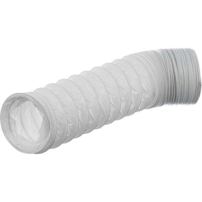 Ø 100mm 3m Tuyau D'évacuation D'air en PVC Flexible Tuyau de