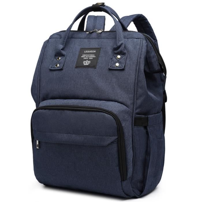 Sac A Langer Etanche Grand Capacite Sac A Dos Multifonction Sacs De Voyage Pour Maternite Meres Et Soins Des Bebe Sac A Couches Bleu Bleu Achat Vente Sac A Langer 2009171521060 Cdiscount