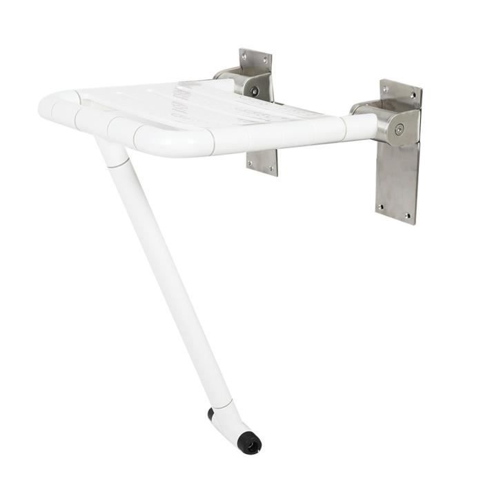 Tabouret De Salle De Bain Pliable Mural - Siège Douche Chaise Fixation Murale - Vert