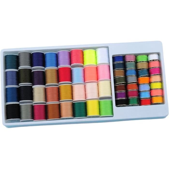 Bobine De Fil à Coudre Polyester LCDBA 500 Mètres Rouge - Fil Résistant Pour Tous Tissus, Couture à La Main Ou Machine - 11
