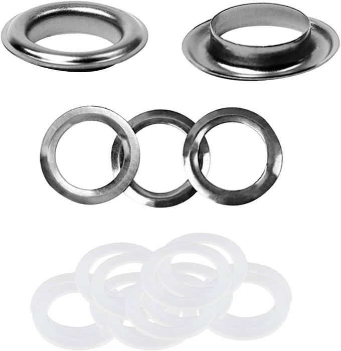 6.5mm Oeillets en avec rondelles fer œillets Rivet pour projets de bricolage d'art et d
