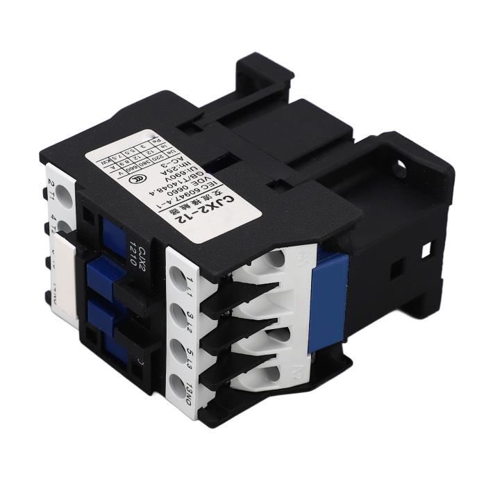 VBESTLIFE contacteur 3 pôles Contacteur AC 3 Pôles Argent Contact