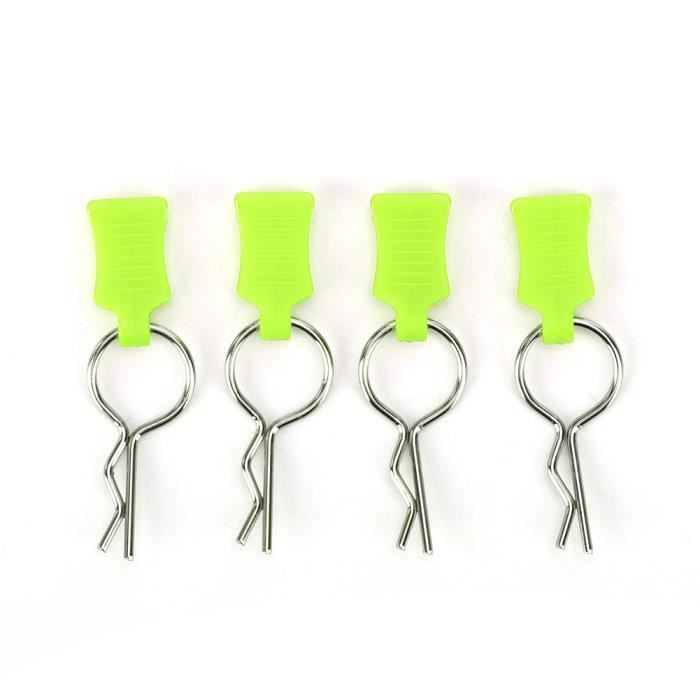Set De Clips Et Broches De Fixation Pour Coque RC – Alliage Aluminium Et Acier – Pour Voitures 1/5, 1/8 – Rouge, Durable Et Facile à Installer