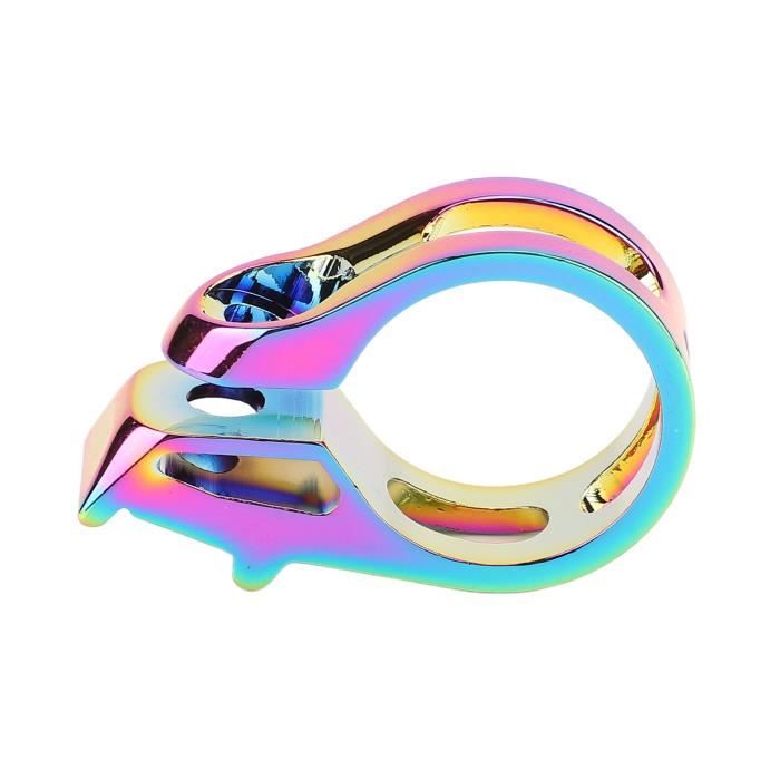 Alomejor Collier De Manette De Vitesse – Alliage Aluminium CNC, 22,2 Mm – Compatible X7 X9 X0 XX XO1 XX1 – Léger, Design Creux