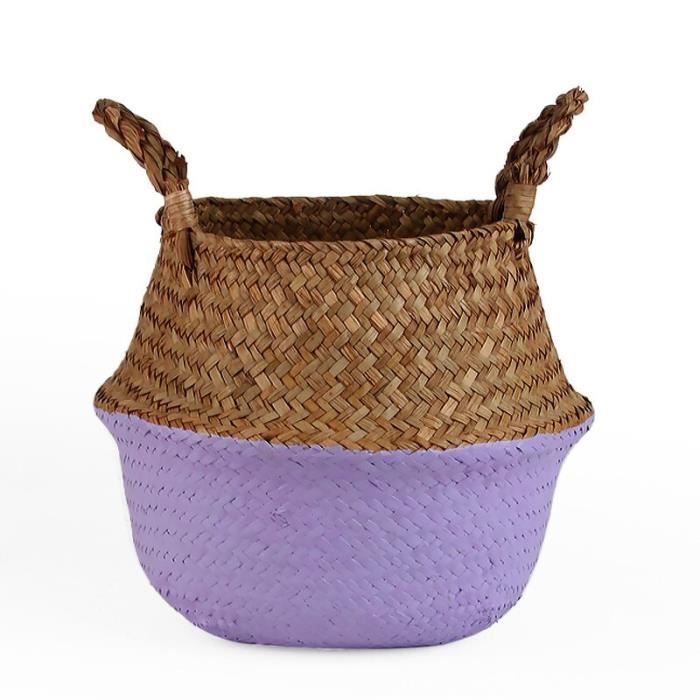Panier à Linge,Panier De Rangement Tissé à La Main,jouets Pour Enfants,boîte De Rangement Divers