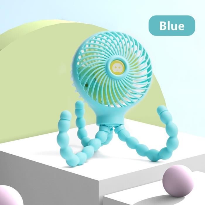 Ventilateur De Poussette Dreambaby - Pales En Mousse Safe - Clip Réglable - Piles AA - Aqua