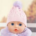 Manteau pour poupées Baby Annabell Deluxe de Zapf Creation - 43 cm - Violet - Pour enfants à partir de 3 ans-1