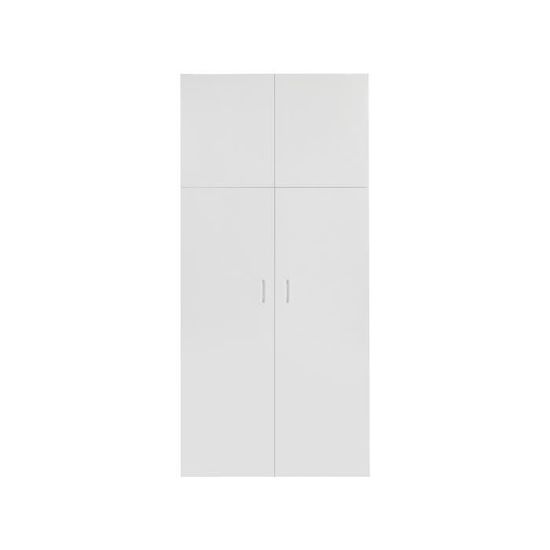 Armoire Multi-usage 2 Portes - Blanc 35x190h Cm