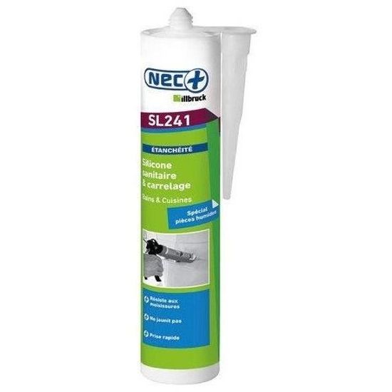 Mastic Silicone Unibond Anti-moisissure – Cuisine & Salle De Bain – Blanc – 291g – Prise Rapide