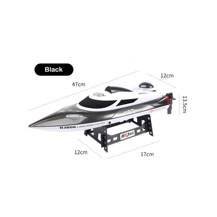 Bateau Télécommandé étanche Bateau Télécommandé Rapide - 2,4 GHz, Étanche, Vitesse 15-20 Km/h, Portée 80 M - Pour Piscine, Lac, Mer - À Partir De 8 Ans Bateau Telecommandé Enfant