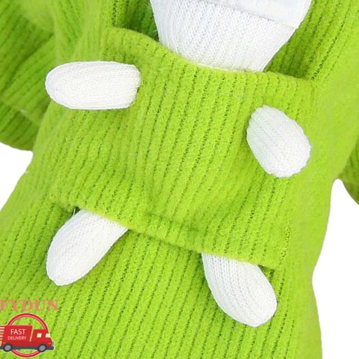 Pull Pour Chien Petit Et Moyen - Taille M Et L - En Acrylique Tricoté Patchwork - Manches Longues - Pour Automne/hiver