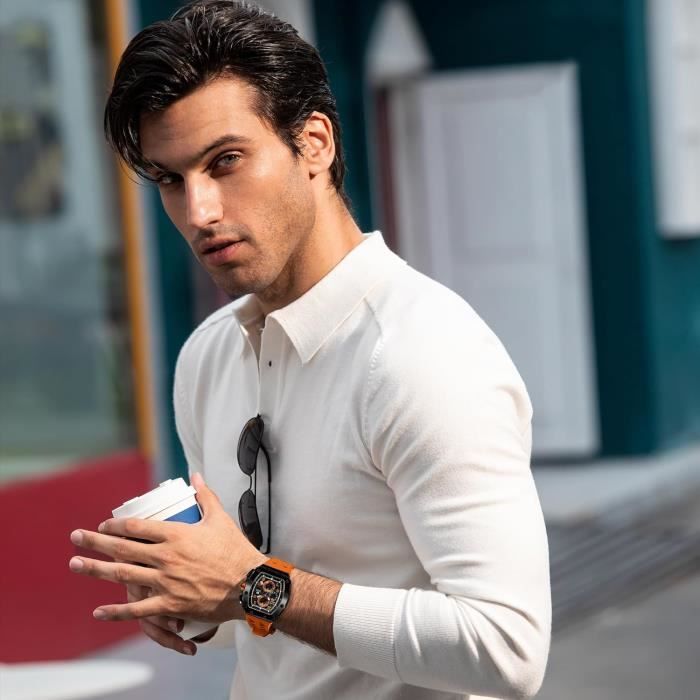 Montre verre deals saphir homme