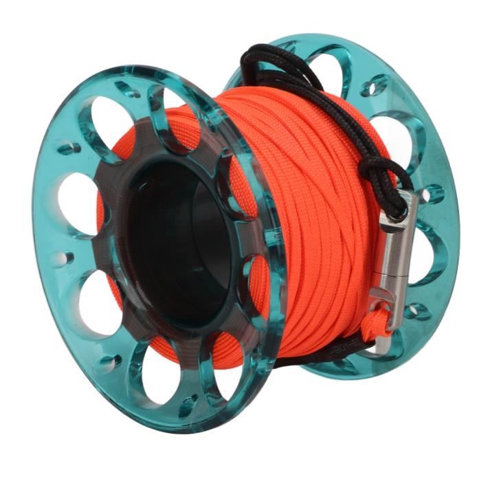 Moulinet De Plongée Compact Lomo Dive - Bobine Doigt 45m Pour SMB Et Recherches Sous-Marines