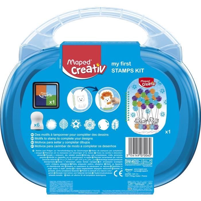 Tampons créatifs pour enfants MAPED CREATIV - Mes premiers tampons -  Cdiscount Jeux - Jouets
