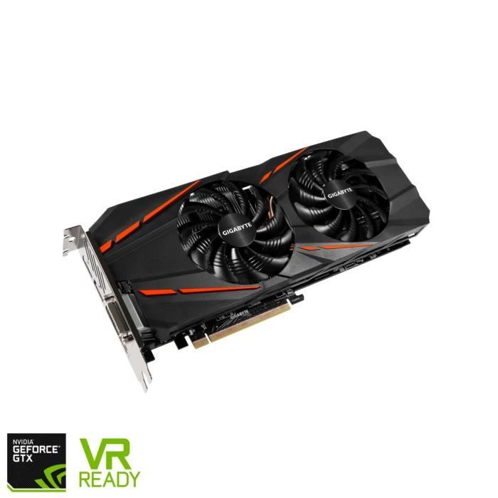 Gigabyte Carte graphique GeForce GTX 1060 Edition speciale 6Go GDDR5 Cdiscount Informatique