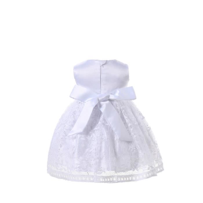 robe de bapt me en dentelle b b fille