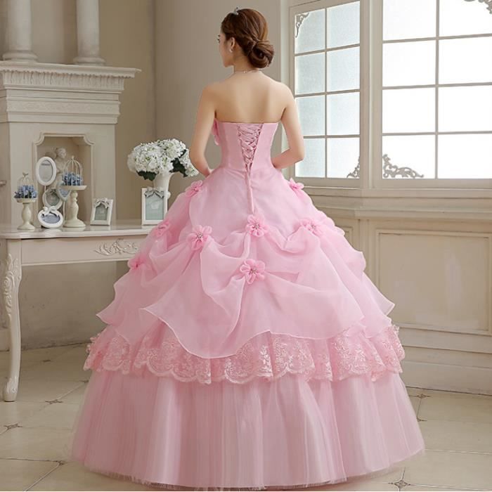 Robe princesse rose outlet