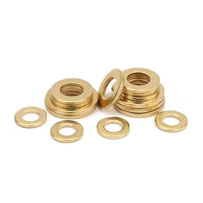 Rondelles Plates, Joint Rondelle Plate En Laiton, Rondelles Pour Gonds De Porte (M14*28 * 2.0 Mm