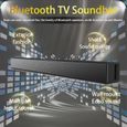 Barre de son TV Home Cinéma avec HDMI ARC, 40W Wireless Bluetooth 5.0 Soundbar Haut-parleur Soundbar Subwoofer support FM-2