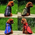B-S -Imperméable à l'eau pour chien chiot veste chaud hiver chien vêtements harnais gilet Chihuahua vêtements chiot manteau pour pet-2